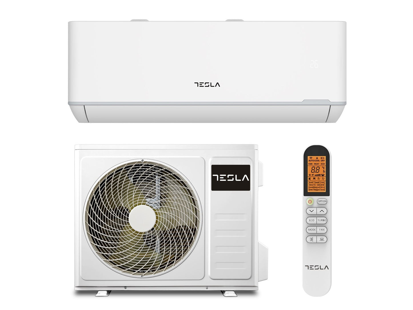 TESLA Superior 2,5 kW inverteres split klíma | Hűtés–fűtés | A++ | Kedvező ár